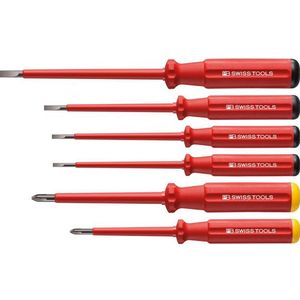 Schroevendraaierset VDE 6-delig gleuf/PH in doos Classic PB Swiss Tools