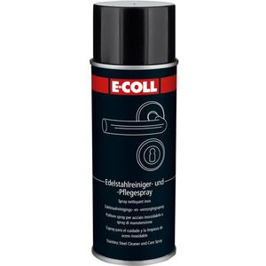RVS-reiniger- en -verzorgende spray spuitbus 400 ml E-COLL