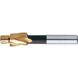 Vlakverzinkboor middel DIN373 HSS TiN doorlopende gaten cilinderschacht M5 FORMAT