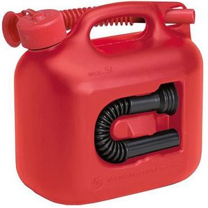 Brandstof-jerrycan Premium kunststof nominale inhoud 5l rood h