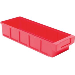 Kleine-onderdelenbox VKB 400x152x83 mm rood