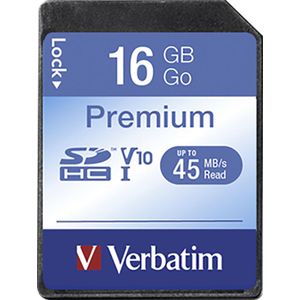 verbatim 128 GB SDXC Premium geheugenkaart