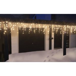 LED ijspegel kerstverlichting - 6m - 240 LEDs - Warm wit