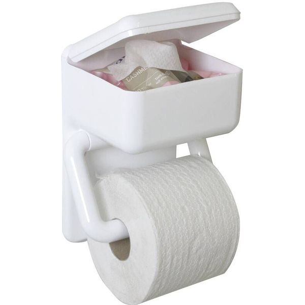 tsunami Nauwkeurig jeans Toiletrolhouder met bakje voor vochtig toiletpapier - Toiletrolhouder  kopen? | Lage prijs | beslist.nl