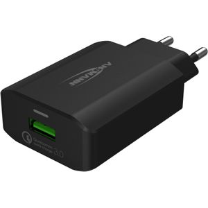 Ansmann USB Oplader Thuis met 18 Watt