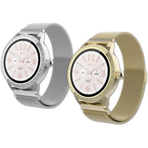 DENVER® Smartwatch met pols- en bloeddruksensor, multisportmodus, goud