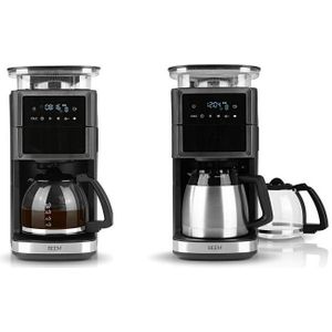 Beem Koffiezetapparaat met bonen/kegelmolen - Fresh-Aroma-Perfect III Duo - met glazen kan van 1,25 l