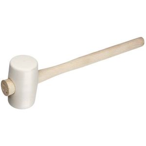 HUFA® - Werkzeuge Gereedschap Rubberen hamer voor tegels, Wit, 54 mm