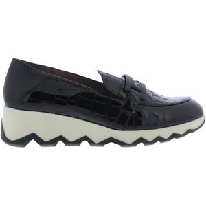 Wonders Dames Instappers | Zwart | Leer | C-7612 | 54671A252 | Gaborshoes