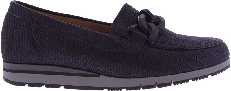 Gabor - Instappers - Blauw - Leer