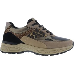 Gabor - 76.585.44 - Dames Sneakers - Taupe - Leer