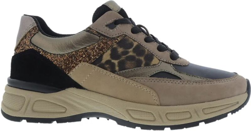 Gabor - 76.585.44 - Dames Sneakers - Taupe - Leer
