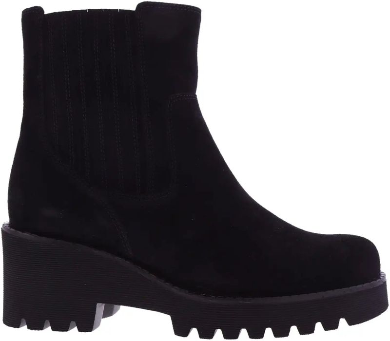 Gabor - Enkellaarsjes - Zwart - Suede