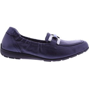 Caprice Dames Instappers | Blauw | Leer | 9-24600-44 883 | 56561F251 | Gaborshoes