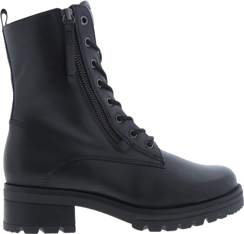 Gabor - 72.785.87 - Enkellaarsjes - Zwart - Leer