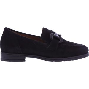 Gabor Dames Instappers | Zwart | Suede | 52.422.47 | 56707A242 | Gaborshoes