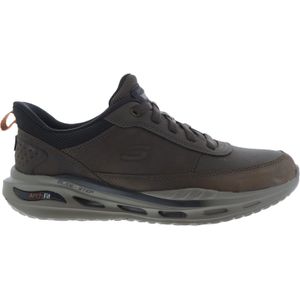 Skechers Heren Sneakers | Bruin | Leer | 210981-Skechers slip-ins: arch fit orvan | 40358B252 | Gaborshoes