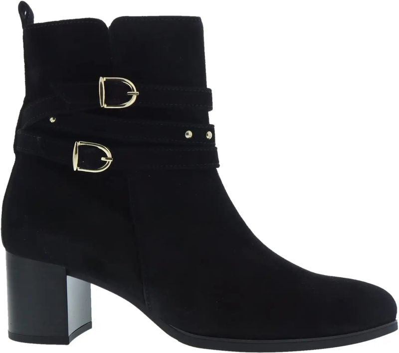 Gabor - 75.693.17 - Enkellaarsjes - Zwart - Suede