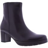 Gabor - 52.071.57 - Enkellaars - Zwart - Leer, Hakhoogte 4,5 cm, Schachthoogte 15 cm, Voetwijdte G