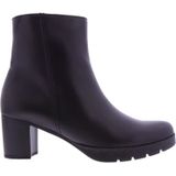 Gabor - 52.071.57 - Enkellaars - Zwart - Leer, Hakhoogte 4,5 cm, Schachthoogte 15 cm, Voetwijdte G