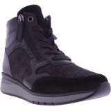Gabor - 56.708.67 - Sneakers - Zwart - Leer - Dames halfhoog met Rits