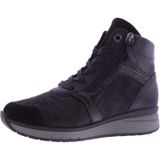 Gabor - 56.708.67 - Sneakers - Zwart - Leer - Dames halfhoog met Rits