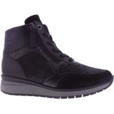 Gabor - 56.708.67 - Sneakers - Zwart - Leer - Dames halfhoog met Rits
