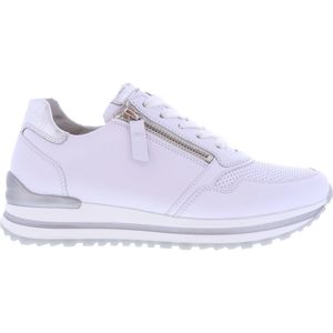 Gabor Dames Sneakers | Wit | Leer | 66.528.50 | 55236W231 | Gaborshoes