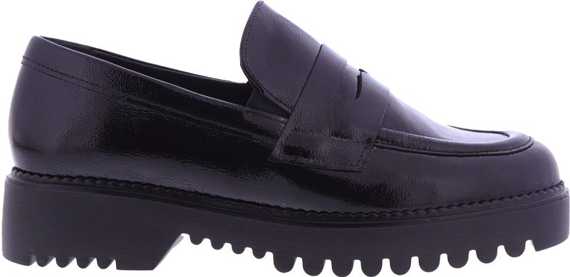 Gabor - Dames Instappers - Zwart - Leer