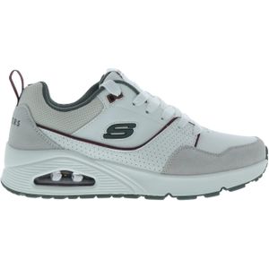 Skechers Heren Sneakers | Wit | Leer | 183020-Uno-retro one | 40354W251 | Gaborshoes