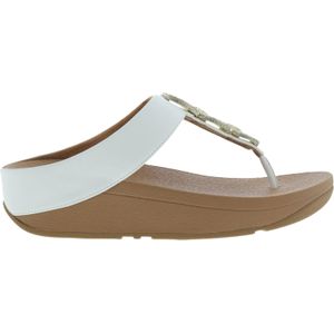 Fitflop Tm Dames Slippers | Wit | Leer | HX2-194 | 50055W251 | Gaborshoes