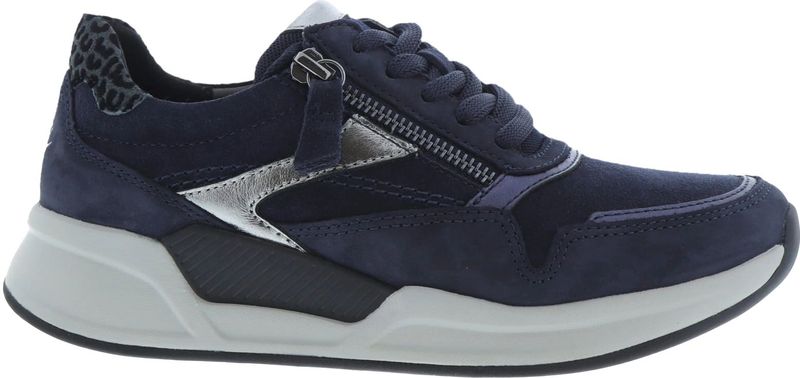 Gabor - Rolling Soft - Sneakers - Blauw - Leer