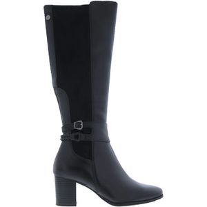 Caprice Dames Laarzen Lange-laarzen | Zwart | Leer | 9-25501-45 019 | 59626A252 | Gaborshoes