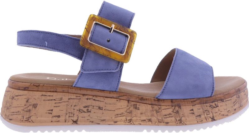 Gabor - 62.744.26 - Dames Sandalen - Blauw - Leer