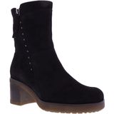 Gabor - 52.853.47 - Enkellaars - Zwart - Suède, Microvezel Binnenvoering, 20 cm Schacht, 5 cm Hakhoogte