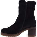 Gabor - 52.853.47 - Enkellaars - Zwart - Suède, Microvezel Binnenvoering, 20 cm Schacht, 5 cm Hakhoogte