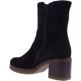 Gabor - 52.853.47 - Enkellaars - Zwart - Suède, Microvezel Binnenvoering, 20 cm Schacht, 5 cm Hakhoogte