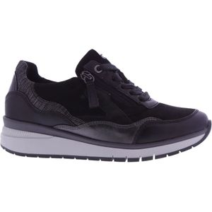 Gabor Dames Sneakers | Zwart | Leer | 56.306.67 | 55262A242 | Gaborshoes