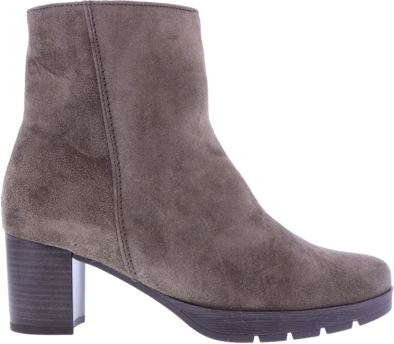 Gabor - Enkellaarsjes - Taupe - Suede