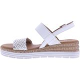 Gabor - Dames Sandalen - Wit - Leer - Sleehak 2,5 cm