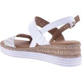 Gabor - Dames Sandalen - Wit - Leer - Sleehak 2,5 cm