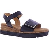 Gabor - Dames Sandalen - Zwart - Leer - Verstelbare Bandjes