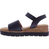 Gabor - Dames Sandalen - Zwart - Leer - Verstelbare Bandjes