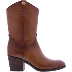 Mjus Dames Laarzen Lange-laarzen | Cognac | Leer | L47201-101-6130 | 59613C242 | Gaborshoes