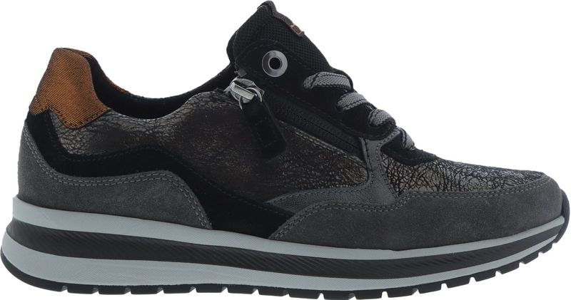 Gabor - 76.318.67 - Dames Sneakers - Zwart - Leer