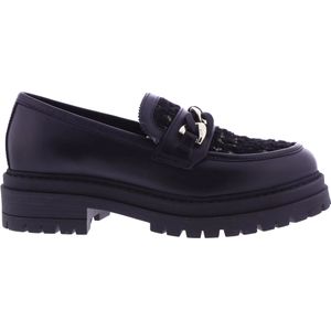 Nero Giardini Dames Instappers | Zwart | Leer | I411417D-100 | 54661A242 | Gaborshoes