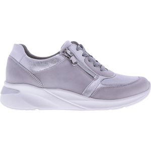 Waldlaufer Dames Sneakers | Grijs | Leer | 715H02 403 013 | 55021Z241 | Gaborshoes