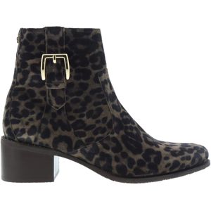Floris Van Bommel Dames Laarzen | Taupe | Suede | SFW-50065-34-02 | 58602D252 | Gaborshoes