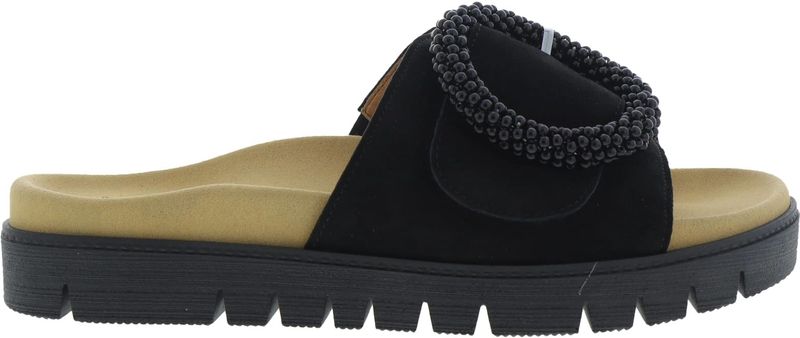 Gabor - 63.745.17 - Slippers - Zwart - Suede - Best Fitting