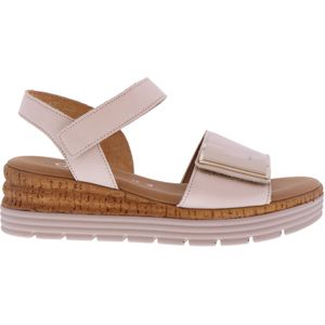 Gabor - Dames Sandalen - Beige - Leer - Verstelbare Bandjes